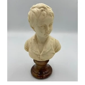 Vintage Steinelit Büste von Alexandre Brongniart von Professor G Bessi - Bild 1 von 7