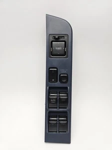 1990-95 Toyota 4Runner V6 Driver Side Master Window Control Switch BLUE OEM - Picture 1 of 4
