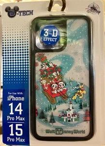 Estuche Disney Park Holiday Santa Mickey & Friends Sleigh iPHONE 14/15 Pro Max 2025 - Imagen 1 de 1
