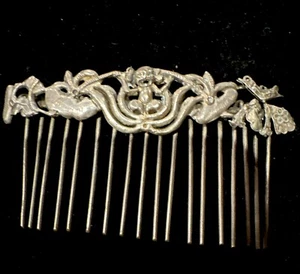 Antique Sterling Silver Hair Comb Rare!! 18th century to 19th century!!!! - Picture 1 of 5