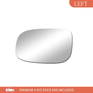 Mirror Glass Fits 2007-11 Volvo S40 S80 V50 Driver Left Side Replacement 4171 - Imagen 1 de 9