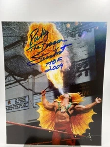 Authentic Autographed Ricky “The Dragon” Steamboat Wrestling 8x10 Photo - Picture 1 of 2