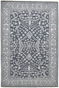 Black Wool Rug 6' X 9' Persien Hand Knotted Kazak Oriental Room Size Carpet - Picture 1 of 9