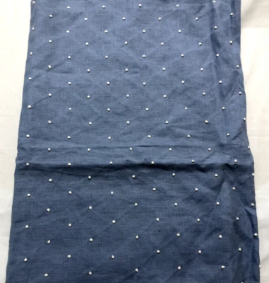 Two-Piece Fabric Bundle - Includes Cute Polka-Dot Linen and Plaid Fabric Piece - Image 1 of 4