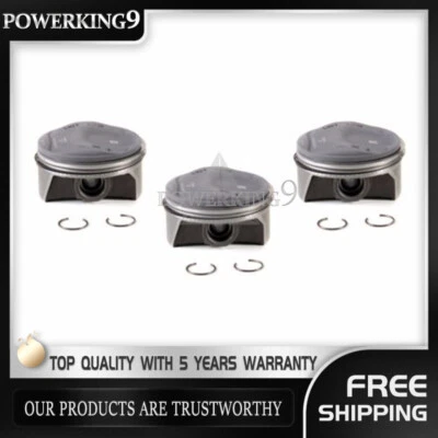 3PCS 3.0T Forged Piston & Ring Assembly For Porsche Macan 95B Panamera 970 — 第 1/4 张图片