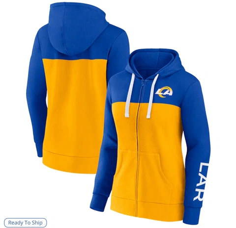 LA Los Angeles Rams Women’s Hoodie Pullover  Fanatics NWT Large NFL NWT J43 Cover