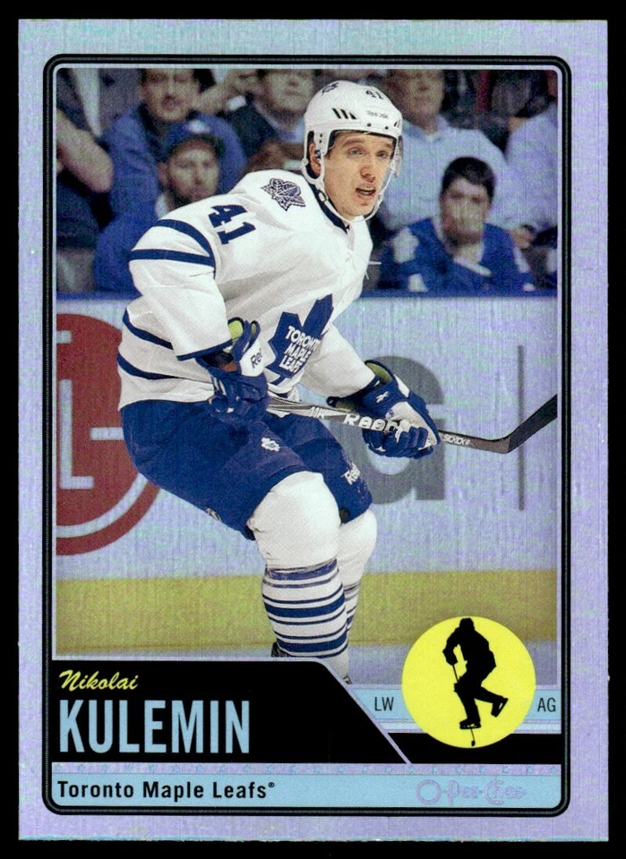2012-13 O-Pee-Chee RAINBOW FOIL  Nikolai Kulemin Toronto Maple Leafs #210 - Image 1 of 2