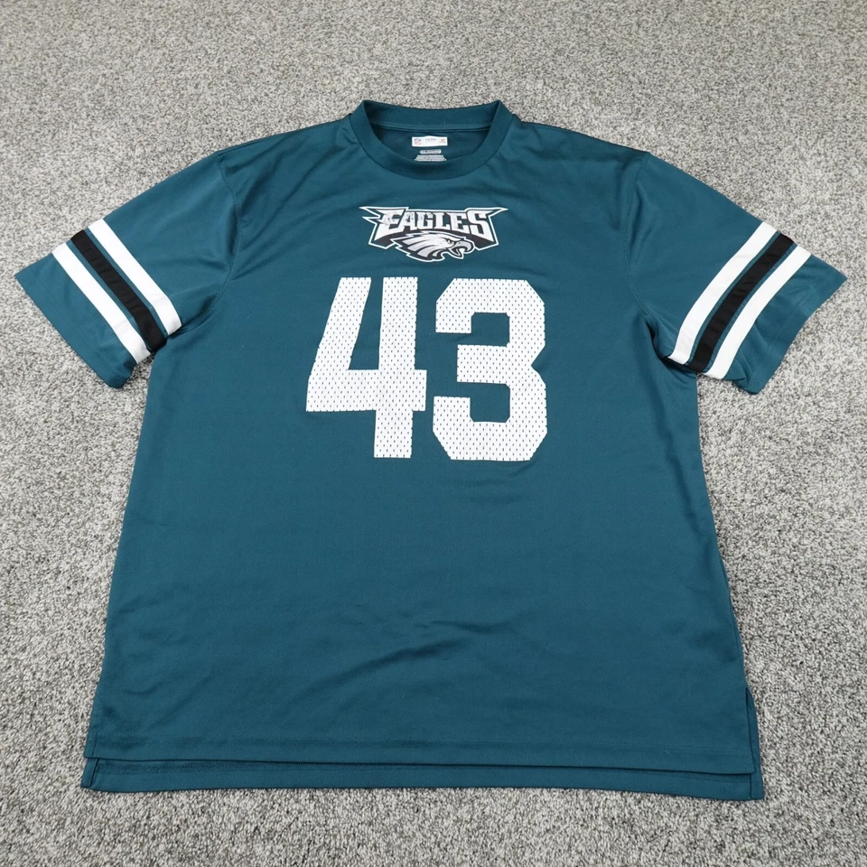 Darren Sproles Jersey Mens XXL 2XL Green Philadelphia Eagles 43 NFL Football PA - Image 1 of 4
