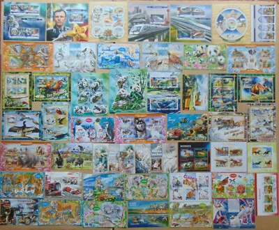 400 different Wordwide TOPICAL Stamps Souvenir Sheets Huge Retail Value - Image 1 of 4