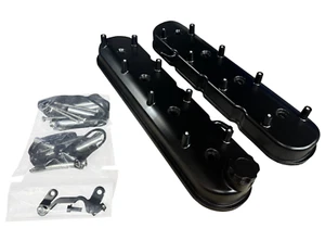 LS1 LS2 LS3 LS6 5.3 6.0 GM LS Black Cast Aluminum Tall Valve Cover Coil Mount - Picture 1 of 6