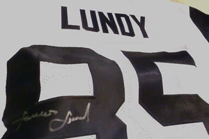 LAMAR LUNDY (Fearsome Foursome) Signed Rams Jersey -JSA Authenticated - Picture 1 of 5