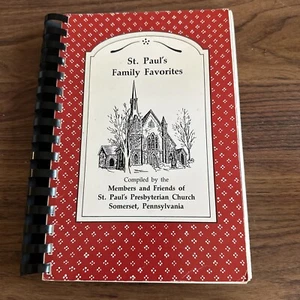 Vintage 1991  church Cook Book spiral recipes - Picture 1 of 15