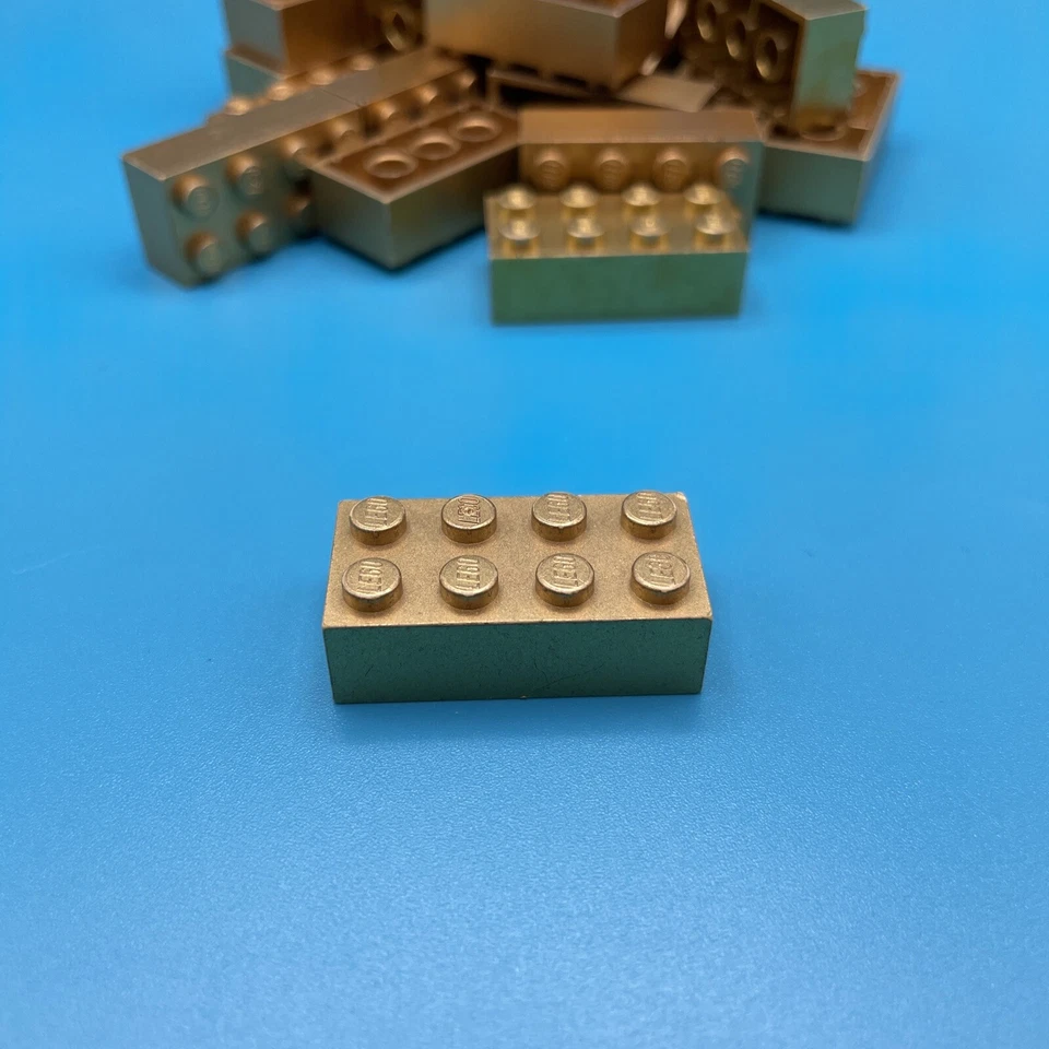 Lego Masters Golden Brick 100% Authentic VIP Promo Brick - Image 1 of 3