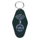 Camp Crystal Lake Wessex County New Jersey Hotel Keychain Keyring Tag Key Chains