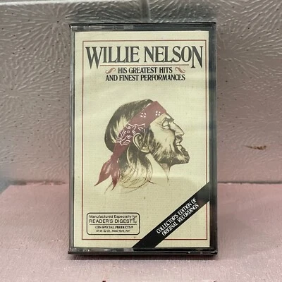 Willie Nelson His Greatest Hits & Finest Performances 1987 Music Cassette Tape 1 - Image 1 of 4
