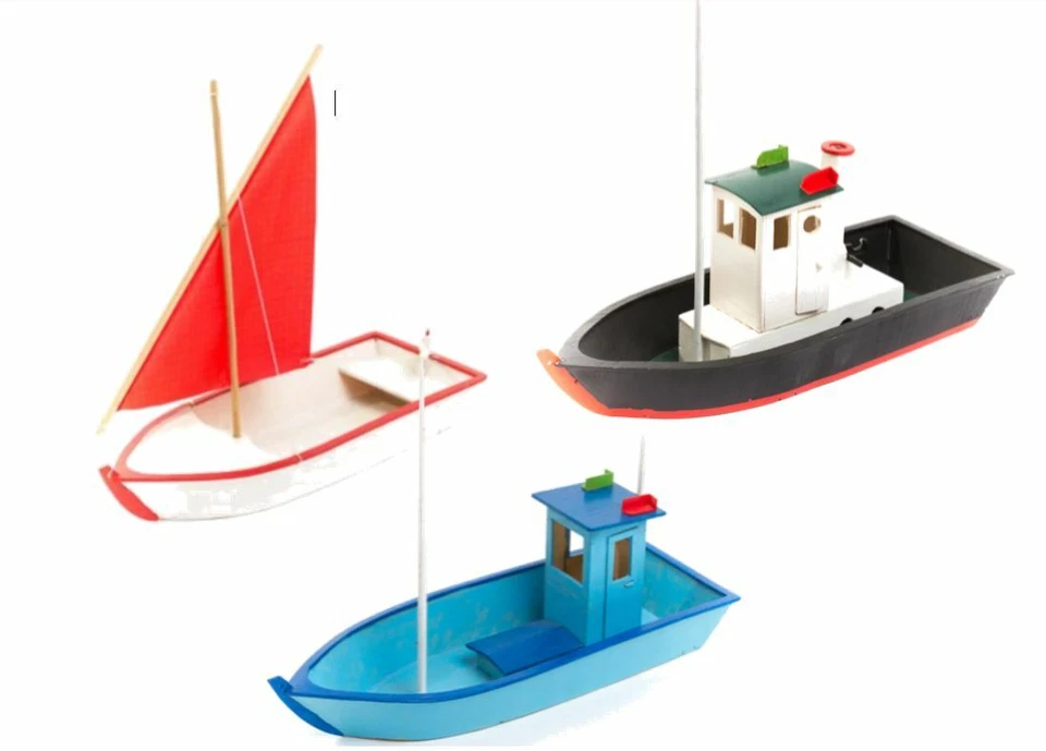 Bastelspaß Bert Schlepper Jolly Segelboot Mary Fischkutter Einsteiger Bausatz  - Bild 1 von 1