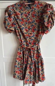 AX Paris (14) Multi coloured Floral belted summer dress - Picture 1 of 2