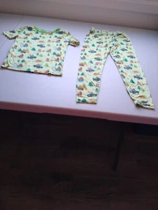 Free Birdees BAMBOO UNISEX BIGFOOT CAMPING PAJAMAS SIZE 5 GOOD - Picture 1 of 5