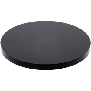 Plymor Black Acrylic Round Standard-Edge Display Base, 3" W x 3" D x 0.25" H - Picture 1 of 1