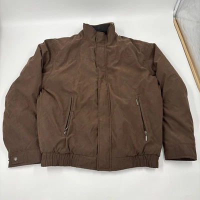 Weatherproof Blanket Lined Full Zipper Bomber Harrington Jacket Brown Men’s M - Image 1 of 4