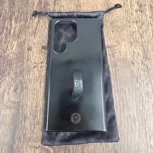 Loopy Handyhülle Samsung Galaxy S23 Ultra Stealth Schwarz Matt Solid Bumper Basic - Bild 1 von 9