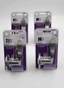 Attrappe Türgriff 4 Stück ZUVERLÄSSIG Olivia Satin Nickel Finish NEU - Bild 1 von 5