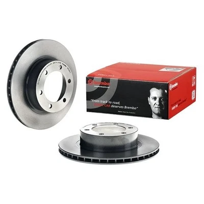 For Toyota Tacoma 04 Brembo UV Coated Series Plain Vented Front Brake Rotor - Image 1 of 4