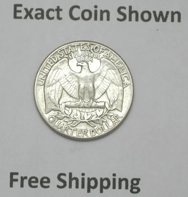 1963-P Silver Washington Quarter Type B Reverse Scarce FS-901 RDV-002 - Image 1 of 2