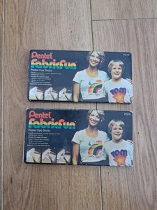 Divertidos palos de tinte pastel de tela Pentel vintage para camisetas colores años 70/80 - Imagen 1 de 11