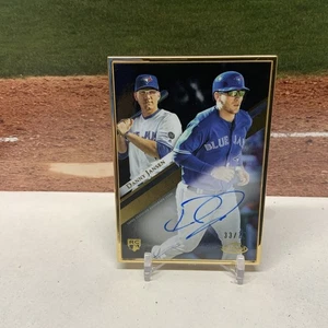 2019 Topps Gold Label Danny Jansen RC incorniciato automatico nero 33/75 #GLA-DJ Blue Jays - Foto 1 di 2