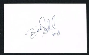 Bill Schroeder signed autograph auto 3x5 index card Football Green Bay Packers - Picture 1 of 1