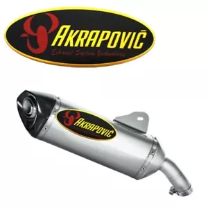 Calcomanía pegatina de aluminio resistente al calor para motocicleta AKRAPOVIC 2 piezas - Imagen 1 de 4