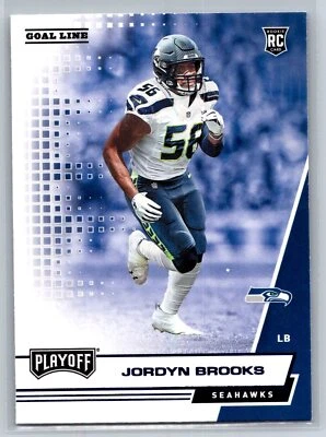 2020 Panini Playoff #285 Jordyn Brooks Goal Line - Image 1 of 2