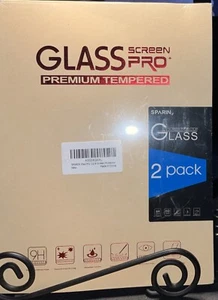 iPad Glas Displayschutzfolie Pro Premium Tempered 12,9" von Sparin 2er Pack. Neu - Bild 1 von 24