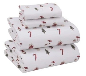 100% Cotton Flannel Sheet Set Deep Pockets Breathable Warm 170 GSM Cozy Soft - Picture 1 of 223