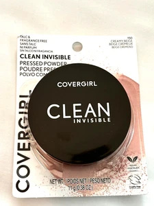 Covergirl Clean Invisible Pressed Powder #150 Creamy Beige, 0.38 oz Lightweight - Picture 1 of 5