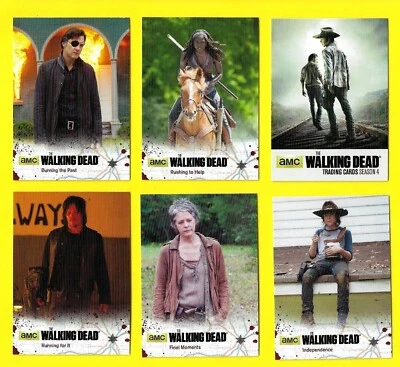 2016 Cryptozoic The Walking Dead Season 4 Part 1 Base Cards & Inserts You Pick ! - Image 1 of 4
