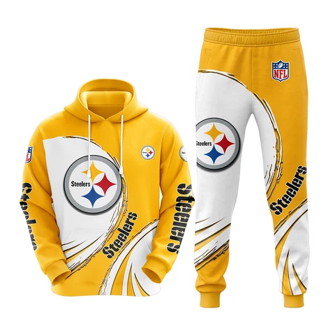 Pittsburgh Steelers Hoodie Outfits Casual Sweatpants Tracksuit Sportswear Gifts Cover