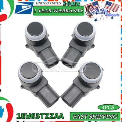 NUEVO sensor Park Assist PDC 4 piezas 1EW63TZZAA para Dodge Chrysler Jeep Ram 2009-2018 Foto 1 de 4