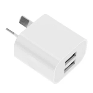 Power Adapter 5V 2A Multiple Protection Charging Head 2-Port USB for Home Travel - Photo 1 sur 11