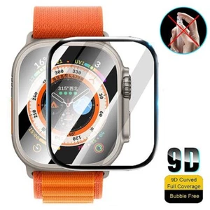 For Apple Watch Ultra 9 8 7 SE6 5 49/41/45/40/44 Tempered Glass Screen Protector - Photo 1 sur 9
