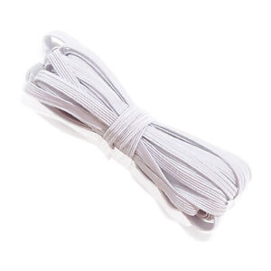 Elastic Flat Band Cord Craft Thread Stretch String Sewing for DIY Masks 10m/50M
