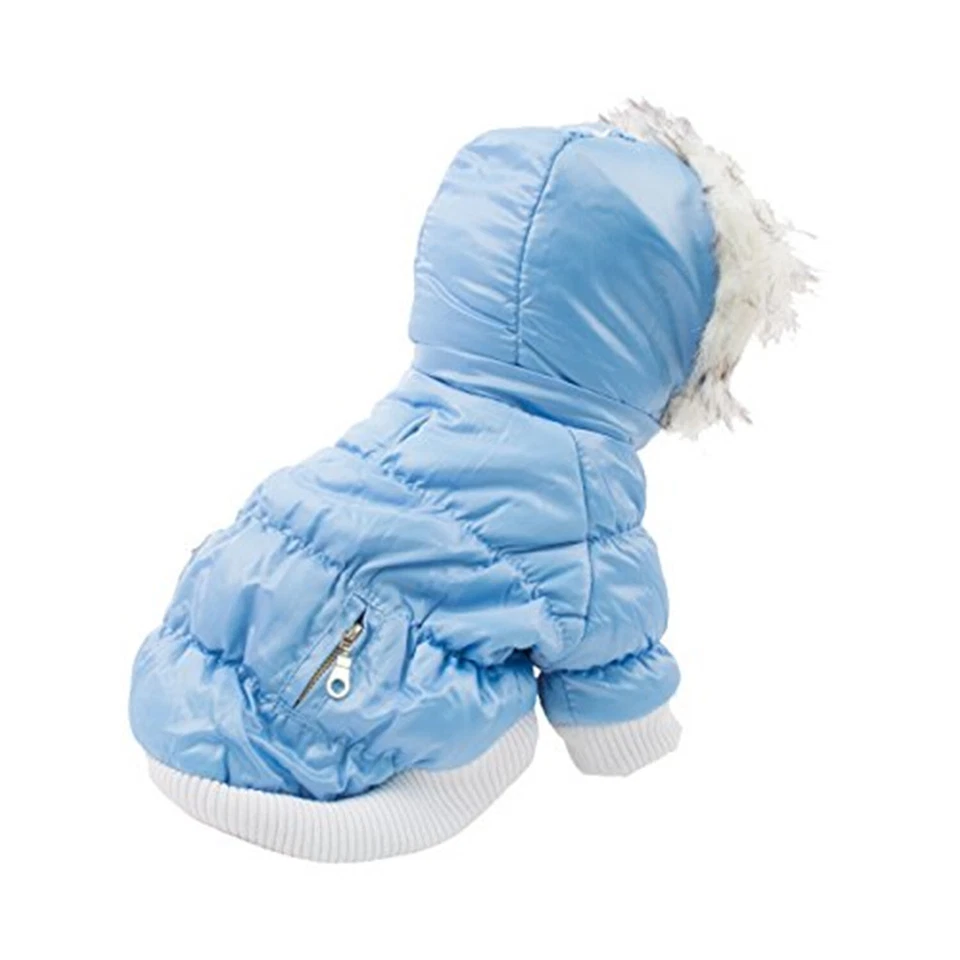 Abrigo parka metálico de moda para mascotas Foto 1 de 1