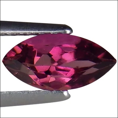 0.64 Ct Natural Tourmaline Gemstone Deep Pink Color Marquise Cut - Image 1 of 4