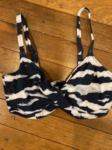 Top bikini anteriore nuovo con etichette Fantasie Swim Lindos Twist FS500205INK 34E UK) - Foto 1 di 8