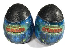 2 How to Train Your Dragon Hidden World Plush in Egg Baby Toothless Night Fury