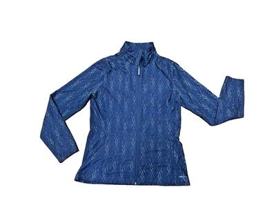 Merrell Opti-Wick Full Zip Long Sleeve Mock Neck Jacket Womens Size LARGE Blue - Image 1 of 4