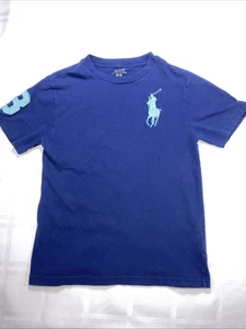 Polo Ralph Lauren Shirt Boys Size 8 Large Pony Logo T-shirt - Picture 1 of 18