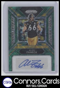 Alan Faneca Auto 2023 Panini Prizm #SS-AF Sensational Signatures Green Scope /75 - Picture 1 of 2