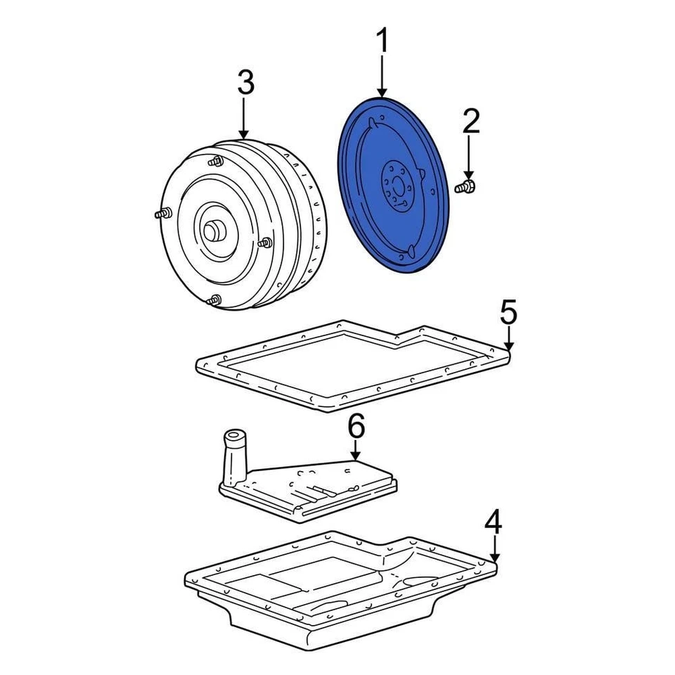 For Ford Excursion 2000-2003 Ford F6TZ6375AAA Automatic Transmission Flexplate - Image 1 of 1